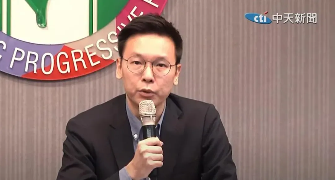 民進黨前副秘書長林飛帆。(圖/中天新聞)