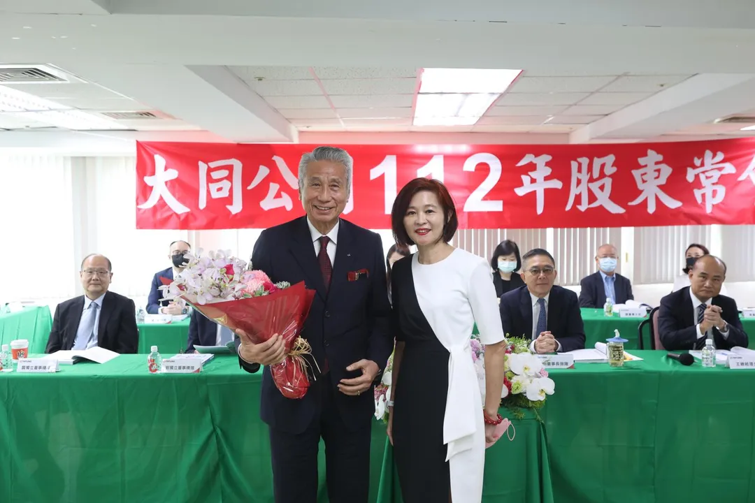 現任大同董座王光祥先生(左)。(圖/大同公司提供)