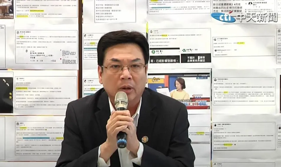 劉和然被視為藍營內角逐新北市長的有力人選。(圖/中天新聞)