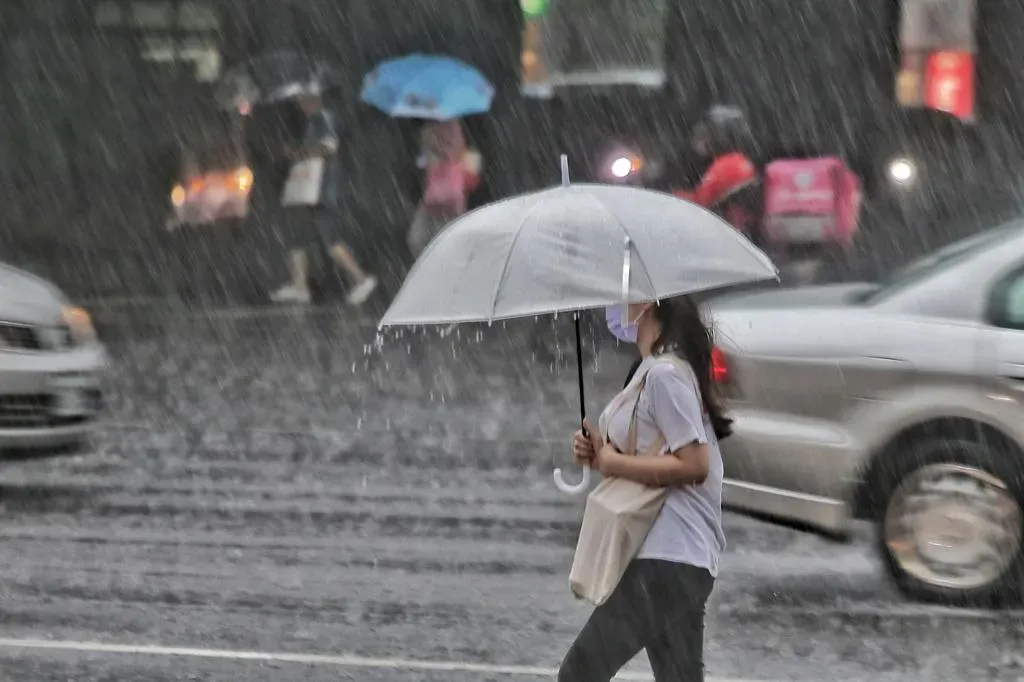 今日至周四近山區午後有局部陣雨或雷雨。(圖/中天新聞)