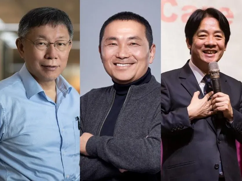 柯文哲、侯友宜和賴清德。(圖合圖)