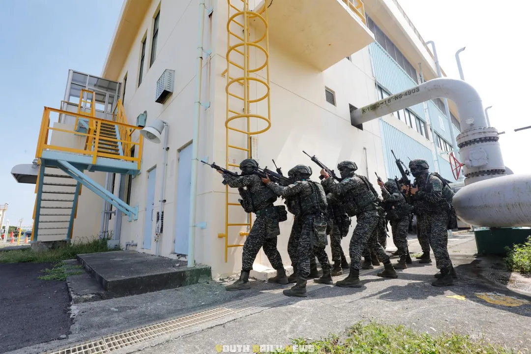 有報導指出,我國海軍陸戰隊於10月秘密派遣一個營的全員全裝,前往美軍基地關島進行為期一個月的訓練。(示意圖/軍聞社)