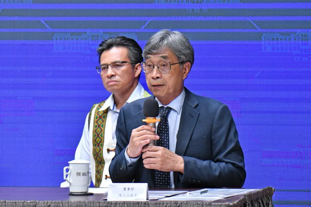 農業部代理部長 陳駿季。(圖/中天新聞)