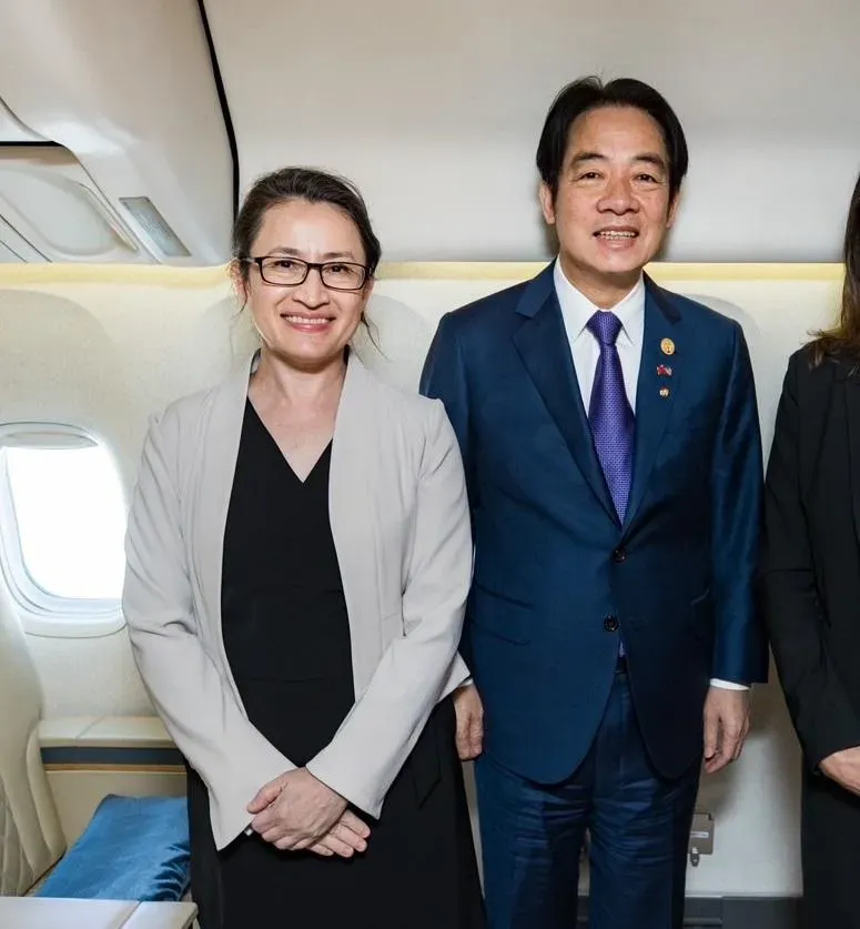 蕭美琴和賴清德。(圖/中天新聞)