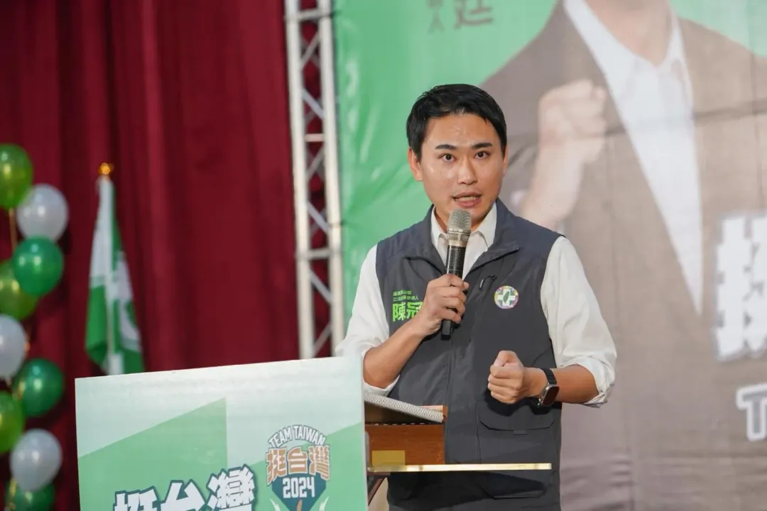 民進黨立委陳冠廷。(圖/中天新聞)