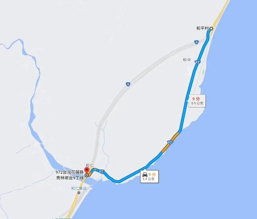 管制期間請用路人改走台9丁線(舊蘇花公路)通行。(圖/公路總局提供)