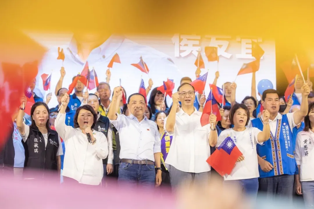 侯友宜在嘉義市參加造勢。（圖/侯辦提供）