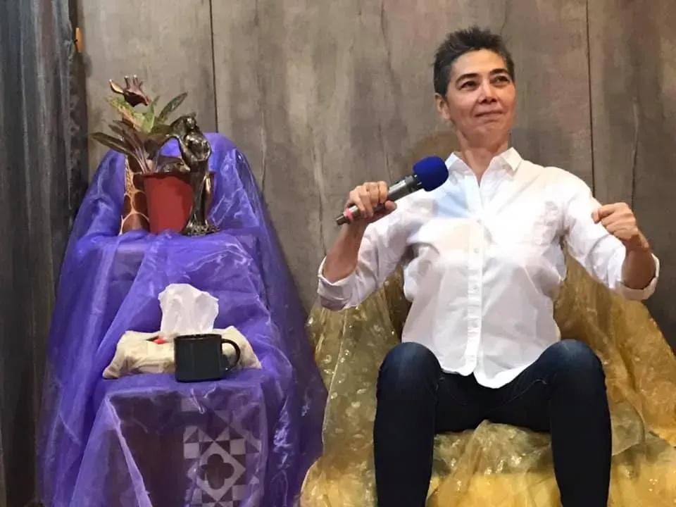 賴佩霞宣布擔任郭台銘副手。(圖/翻攝自賴佩霞臉書)