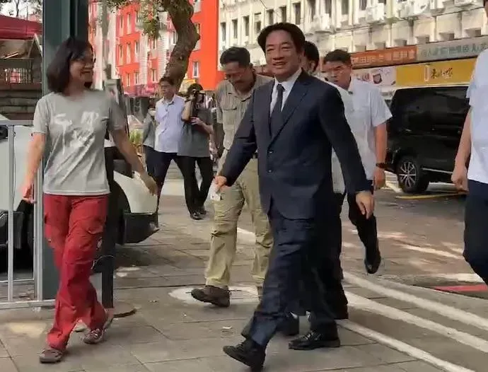 民進黨總統參選人賴清德。(圖/中天新聞)
