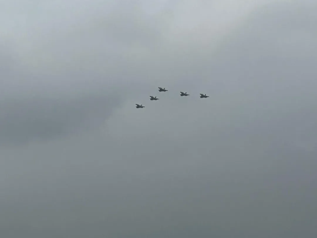 幻象2000戰機衝場。(圖/李培睿攝)