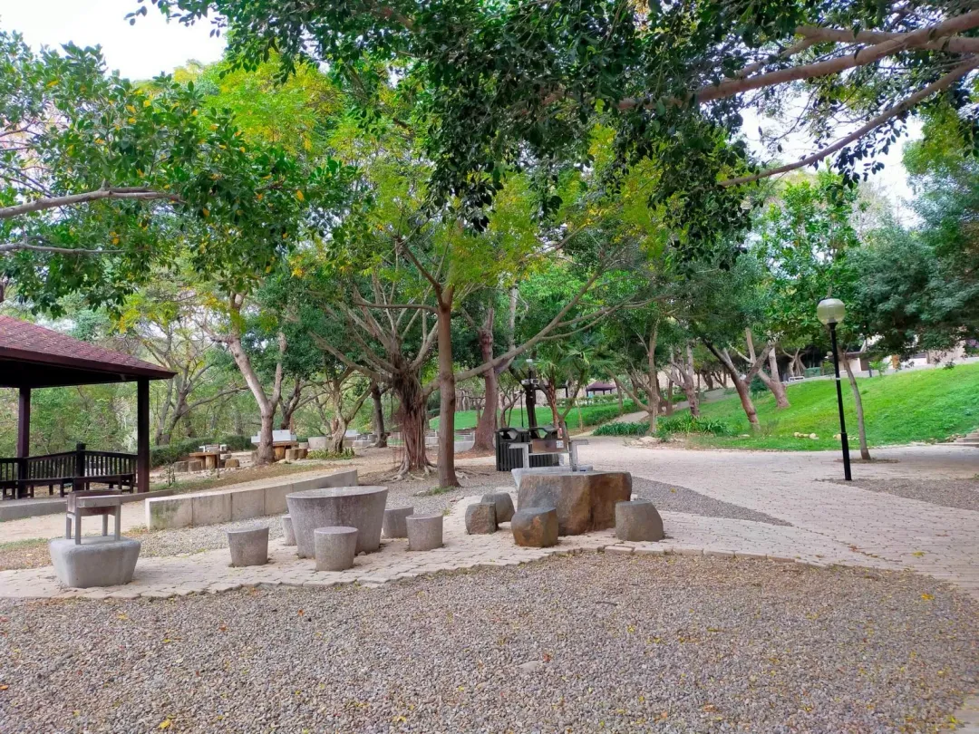 清水區鰲峰山公園烤肉區。(圖/台中市政府提供,下同)