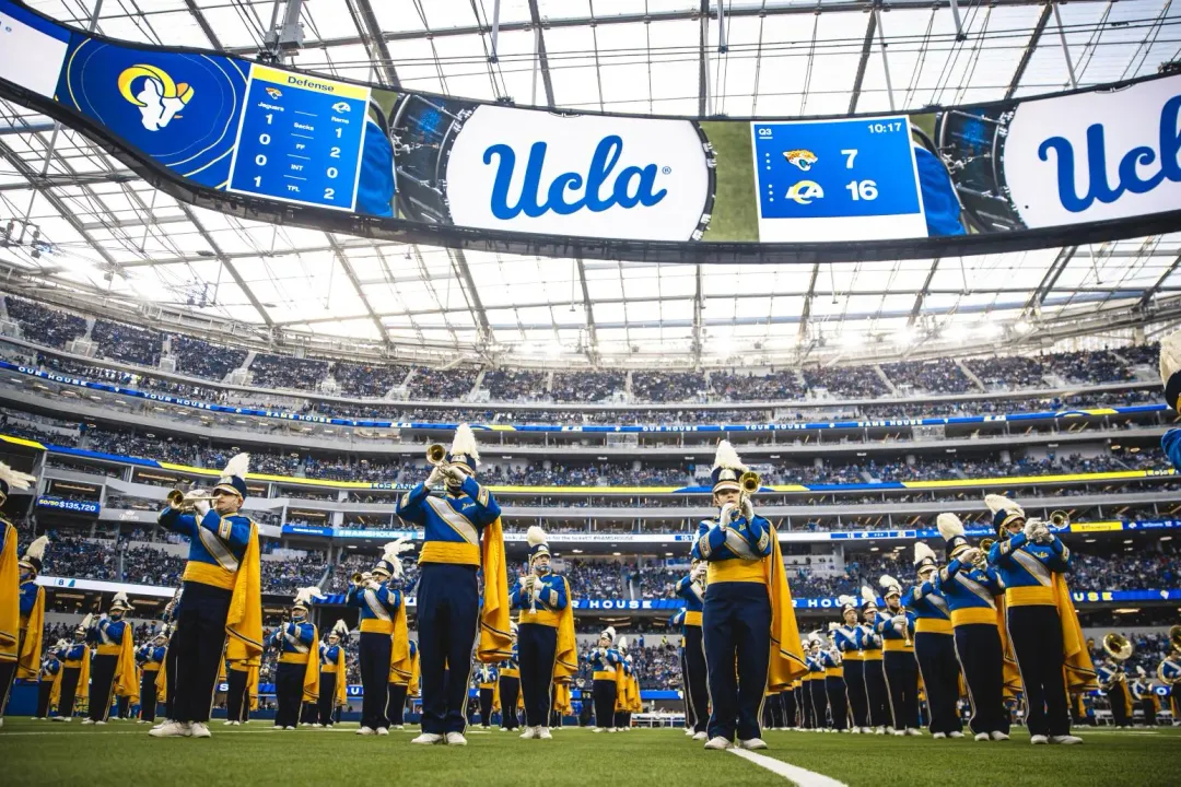 UCLA棕熊行進樂隊。(圖/文化總會提供)