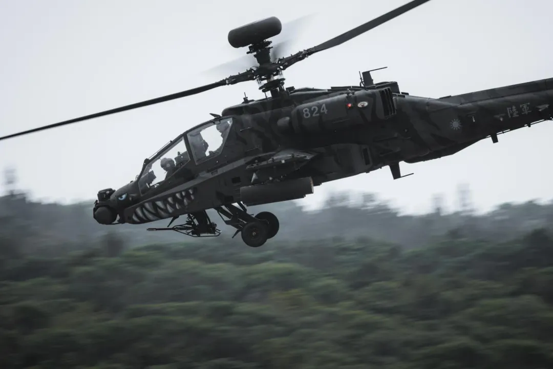 AH-64E阿帕契直升機戰力展示（軍聞社提供）