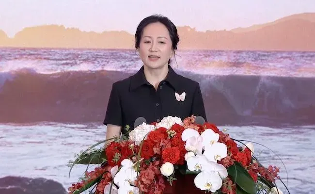 孟晚舟獲釋後相當低調,公開露面場合不多。(圖/翻攝微博)