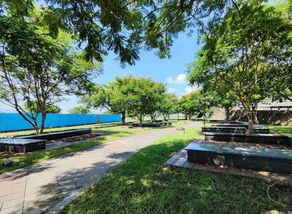 新北市今年僅開放「樹林區原住民主題部落公園烤肉區」讓民眾賞月烤肉。（圖／高灘處提供）