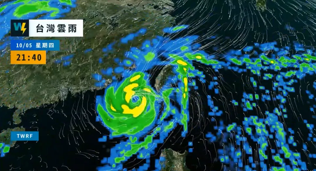花蓮、台東山區，在週三到週四(4-5日)之間可能有超大豪雨發生的機會。（圖／翻攝自天氣職人吳聖宇臉書）