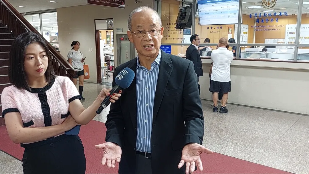 旅美教授陳時奮提告沈富雄並求償200萬，最高法院駁回確定（攝自中天新聞）