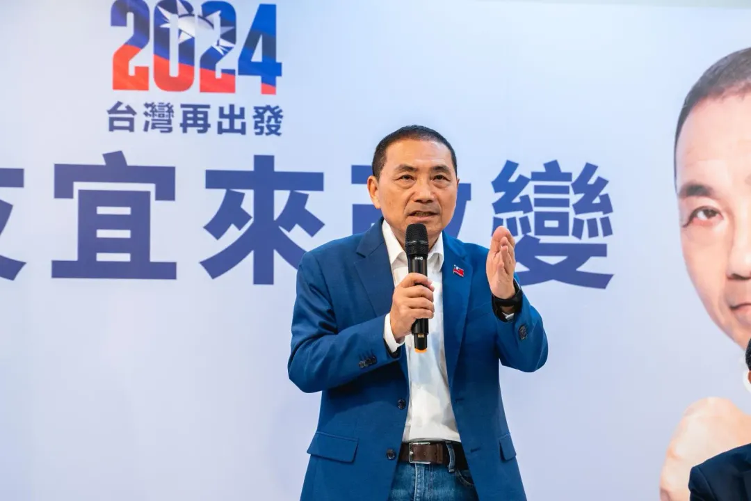 女學生因詢問賴清德政府貪腐問題後反遭肉搜,侯友宜認為這樣的政府太鴨霸了。(圖/侯友宜競辦提供)