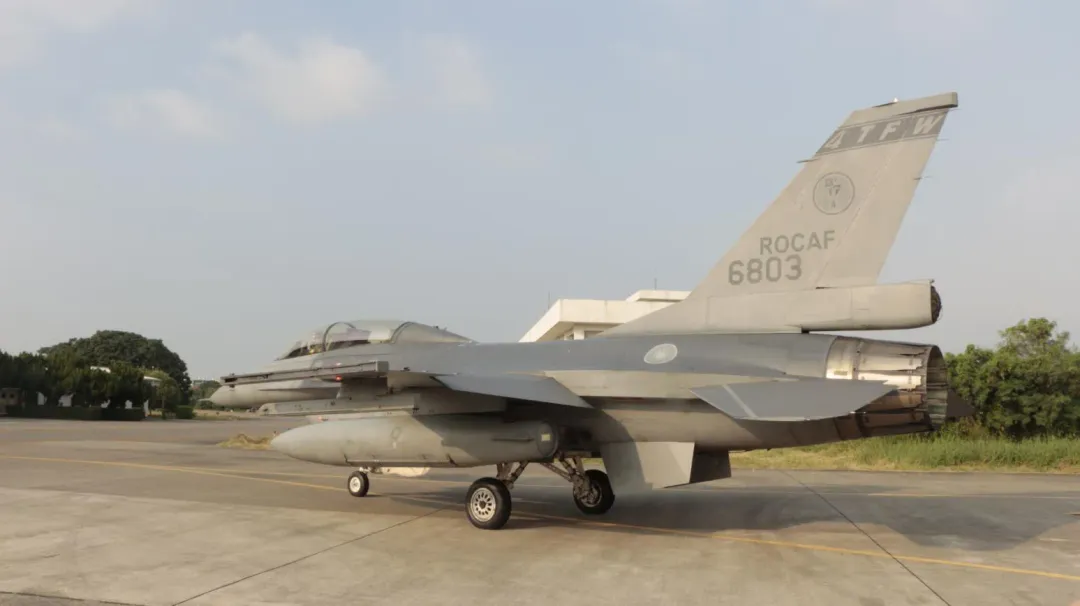 F-16戰機。(圖/中天新聞)