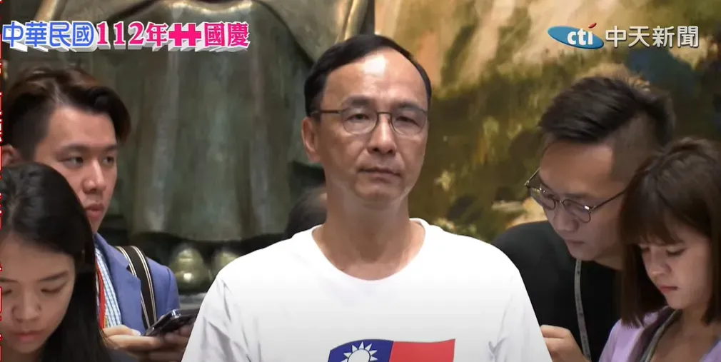 朱立倫強調,韓國瑜是國民黨重要成員。(圖/中天新聞)