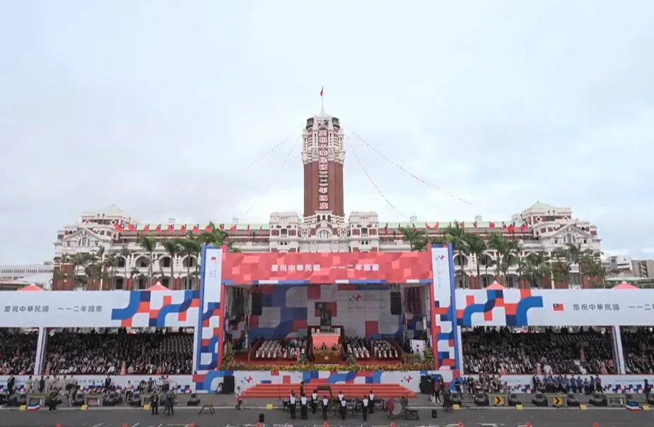 總統府前國慶大會（圖／總統府直播）