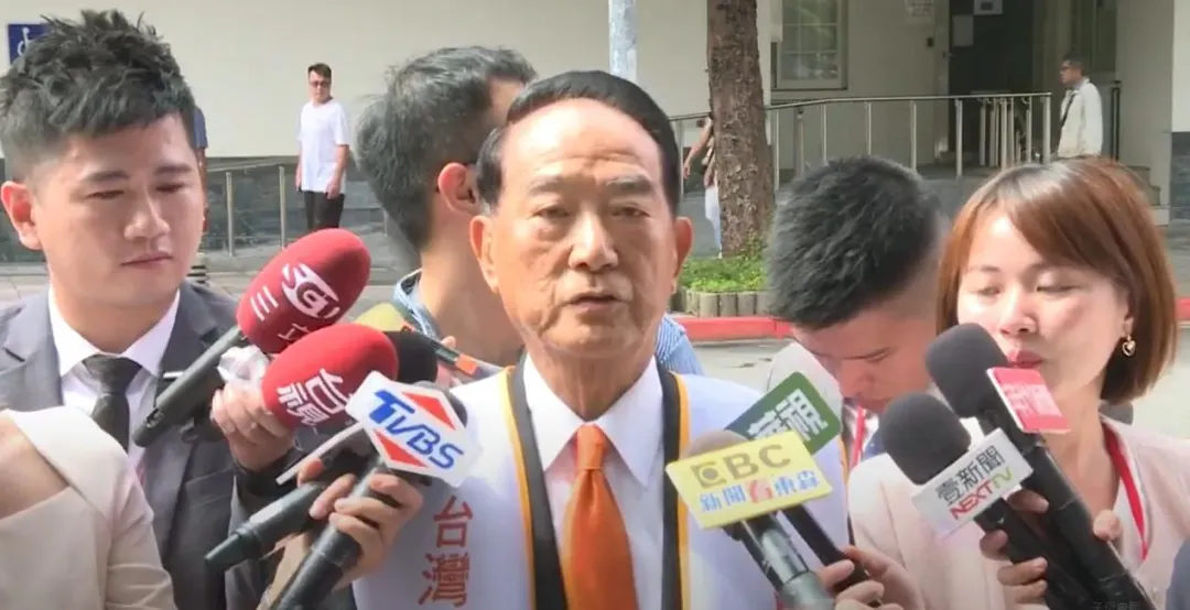 宋楚瑜對藍白合表示樂觀其成並提三點建議(攝自中天新聞)