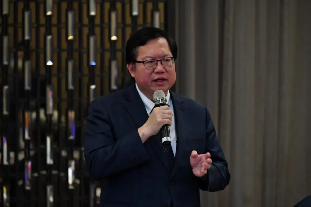 鄭文燦另捲入與im.B詐團關係親近、圖利郭哲敏炒桃園地皮等爭議。(圖/中天新聞)