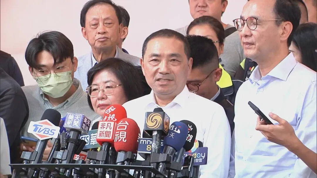 侯友宜表示,依照柯文哲的時程,全民調、民主初選都來不及,只能政黨協商(攝自中天新聞)