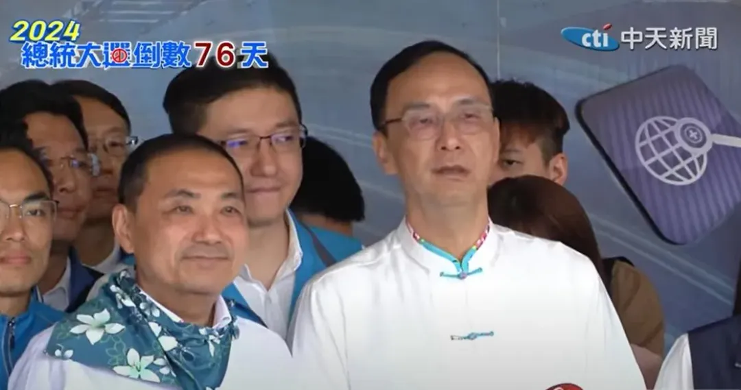 朱立倫曝他與侯友宜（左）有共識，會秉持誠心、耐心、同理心，面對台灣史上第一次政黨協商。（圖／中天新聞）