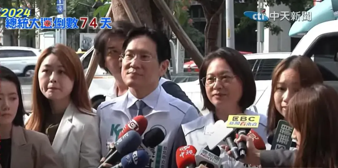 民眾黨區域立委提名人張其祿和賴香伶也表達看法。(圖/中天新聞)