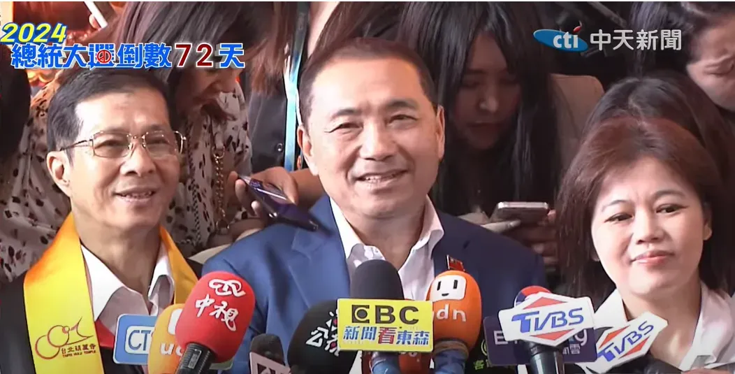 侯友宜批民進黨能源政策都是騙。(圖/中天新聞)