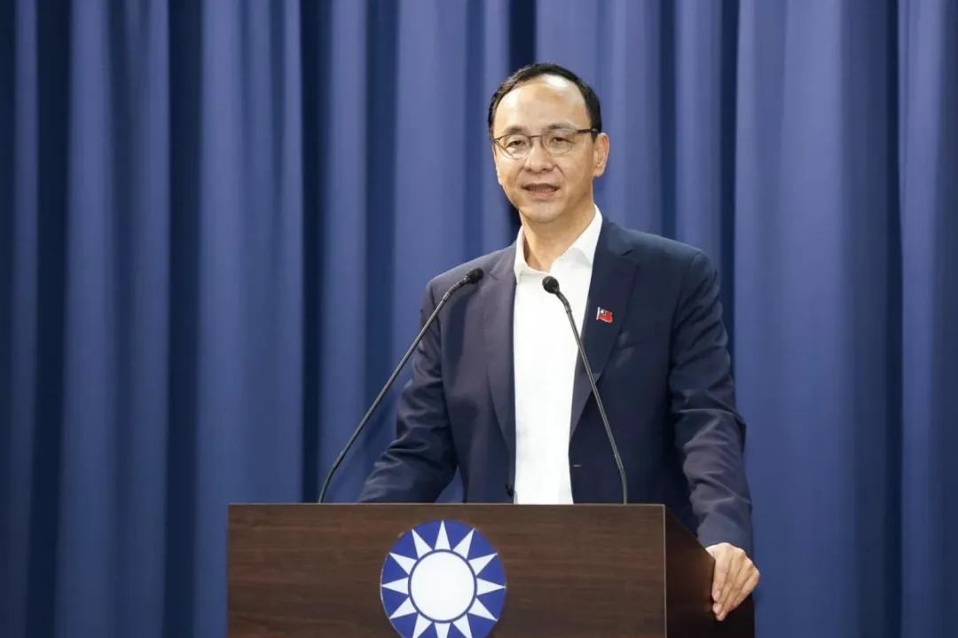 朱立倫今召開記者會說明藍白合最新進度。(圖/國民黨團提供)