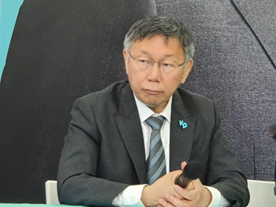柯文哲稱目前藍白合只差總統怎麼產生最強組合去選這一點還有意見。(圖/林保宏攝)