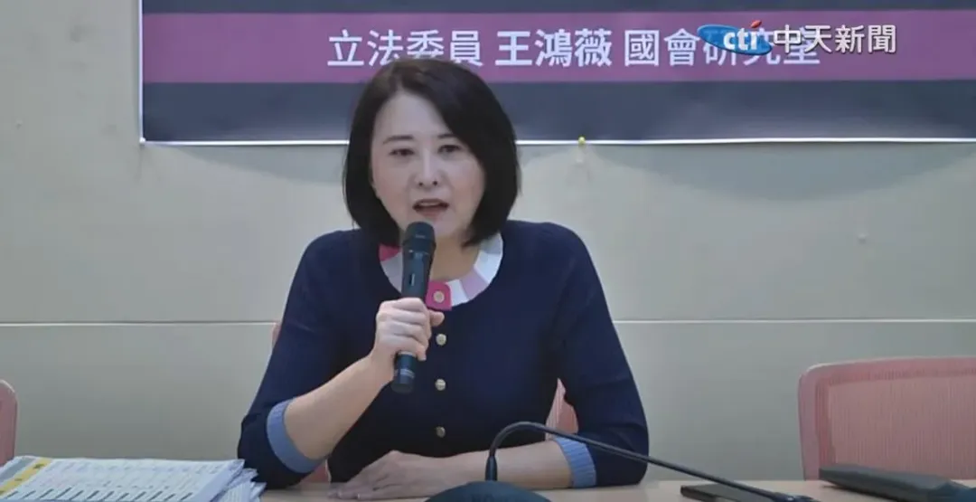 王鴻薇。(圖/中天新聞)