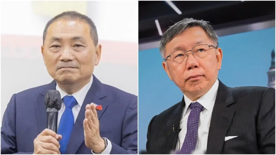 侯友宜與柯文哲(圖/合成照片,取自侯柯臉書)