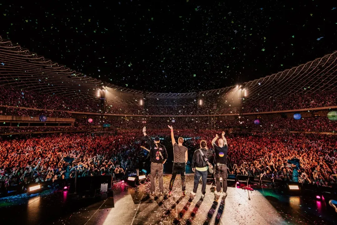 酷玩樂團相隔6年再度來台開唱。(圖/Live Nation Taiwan提供)