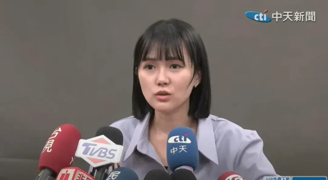 柯辦發言人吳怡萱。（圖／中天新聞）