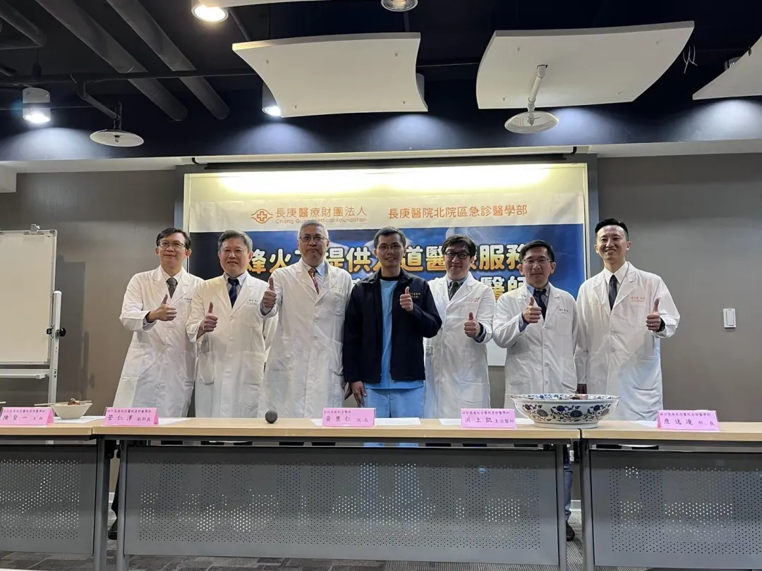 長庚醫院一直有優良的傳統鼓勵支持員工們進行人道救援的任務。。（圖／記者蔡庭語攝）