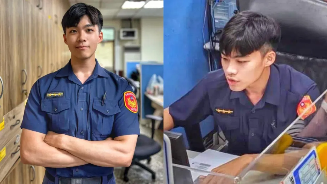 高雄市警局常找帥警來做宣傳。（圖／翻攝自高雄市警局臉書）