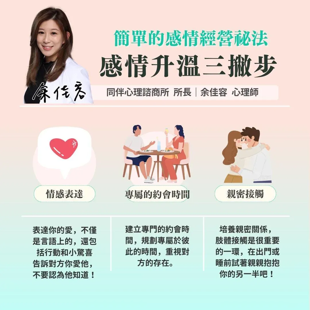 余佳容分享三個小方法，讓生活感情兩不誤。（圖／情緒覺察筆記 余佳容心理師 情感關係 禪繞課程）