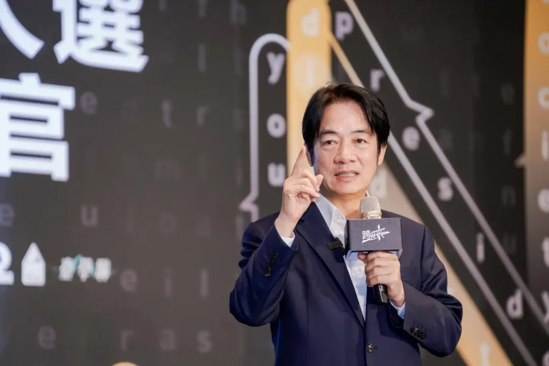 賴清德面對提問,質疑租金補貼政策看得到吃不到時,回應「你去跟房東講講看」(攝自賴清德臉書)
