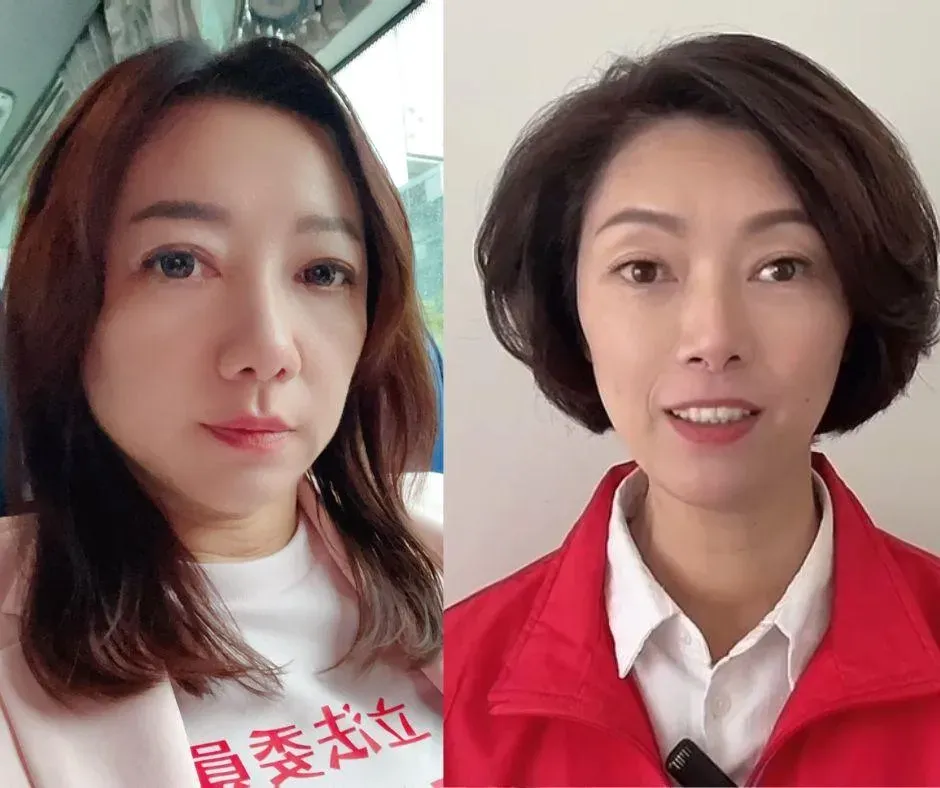陳琬惠(左)希望黃琤婷(右)能在區域立委選舉中禮讓。(圖/中天新聞合成)
