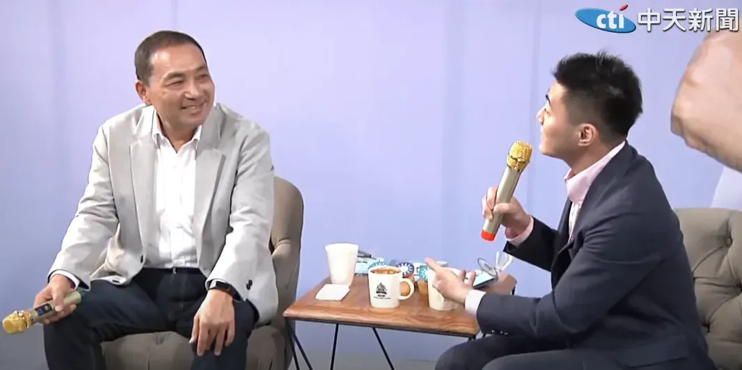 侯友宜今午出席「與青年有約-憲政座談會」。（圖/中天新聞）