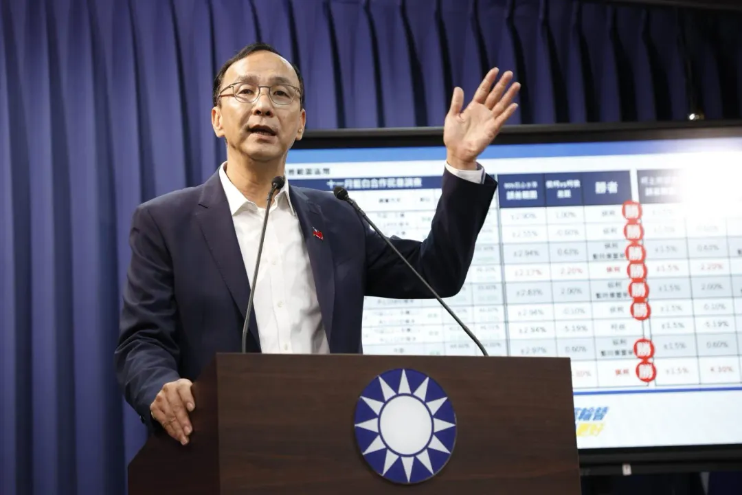 陳學聖認為朱立倫提出的不分區名單還想到了2026的縣市長選舉布局。(圖/國民黨提供)
