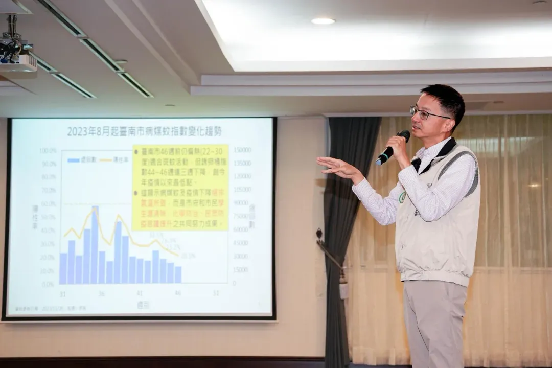 「登革熱前進應變工作隊」已達階段性目標，因此薛部長表示同意「登革熱前進應變工作隊」階段性任務完成，自即日起解編。（圖／疾管署提供）