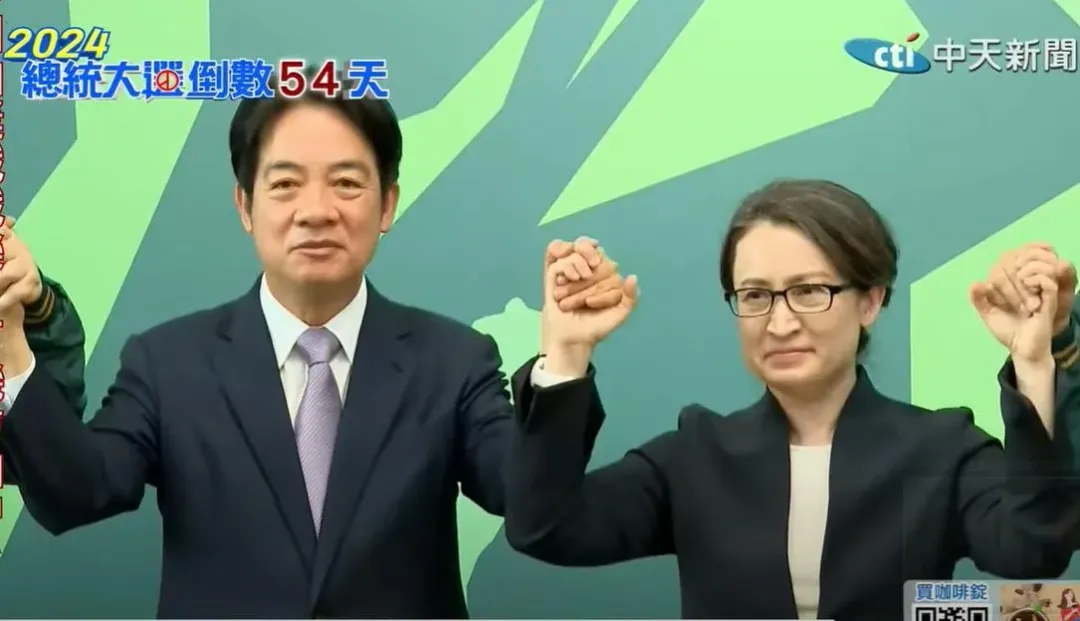 賴清德認為,蕭美琴擔任副手帶來超過至少90分的正面加分。(圖/中天新聞)