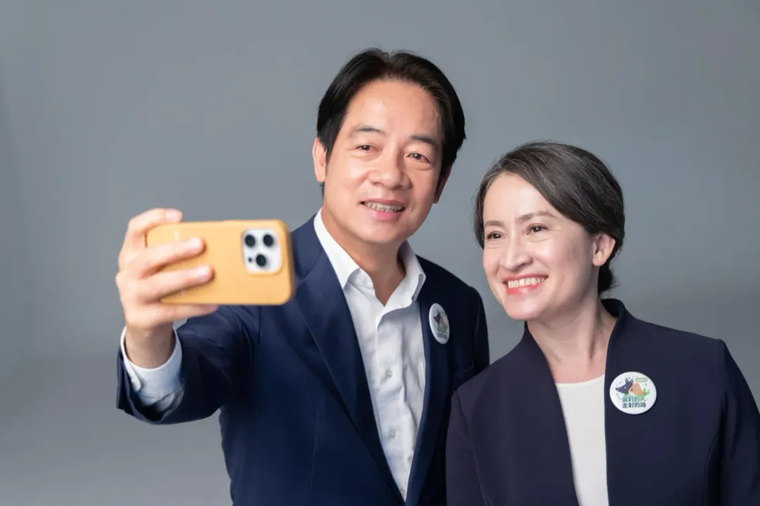 賴清德與蕭美琴組成賴蕭配。（圖／賴清德競選辦公室提供）