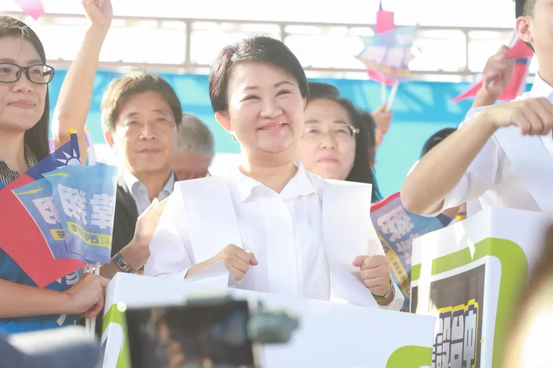 台中市長盧秀燕。(圖/廖偉翔競選總部提供)