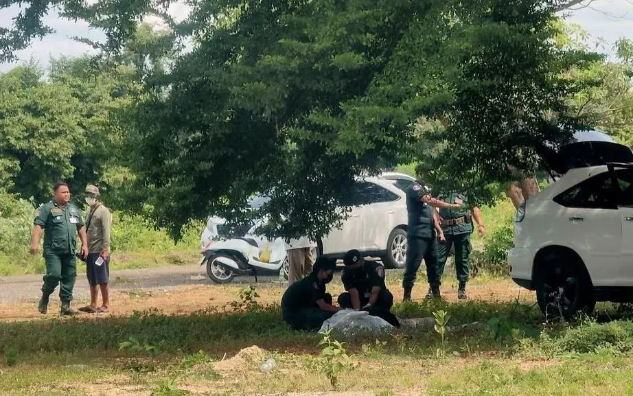 當地警方逮捕2名涉案人員，另有2名台灣人已逃回台灣。（圖／翻攝柬中時報）