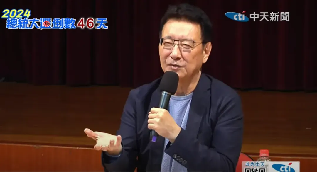 國民黨副總統參選人趙少康28日晚間接受媒體專訪。(資料照/中天新聞)